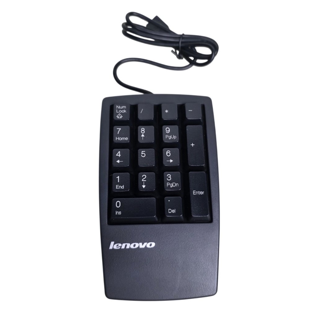 Lenovo USB Numeric Keypad, 10 Key By Touch